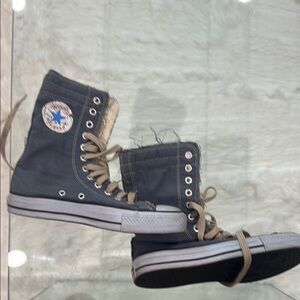 Converse Women's super High-Top Sneakers - denim RARE WOMENS 7